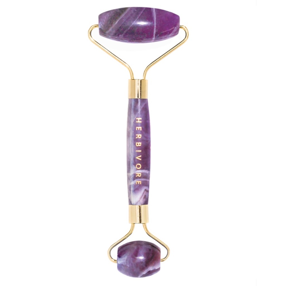 💜 HERBIVORE Amethyst Facial Roller & Lapis Sample